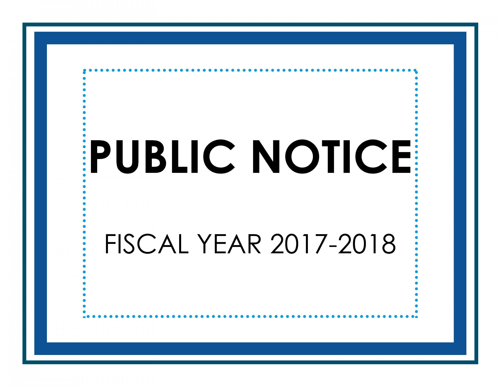 Public Notice - Proposed Budget and Rates